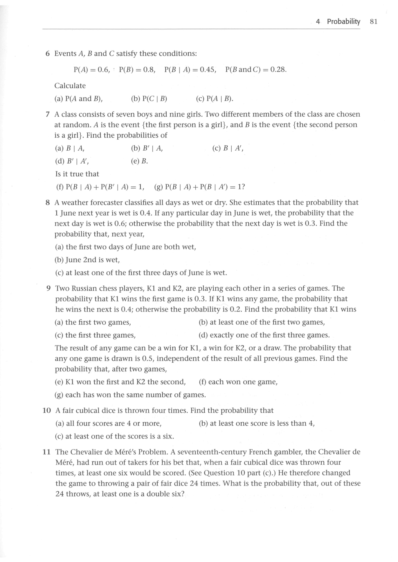 Cambridge Statistics
